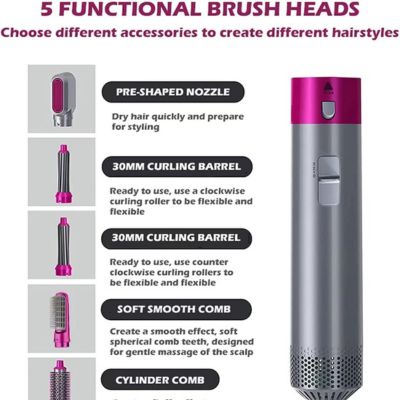 Ceramic Air Wrap Styler 5 In 1 Ionic Technology